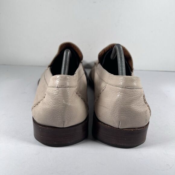 Cole Haan Beige Pebbled Leather Resort Loafers Made In Italy Men's Size 12 - Picture 4 of 8